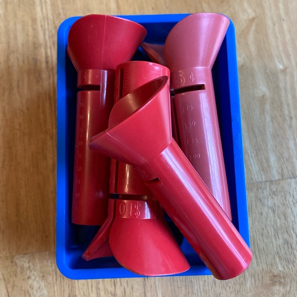 VTG 4 Sun Hill Coin Counters Funnel Tubes Dime Nickel Penny Quarter Sorter Trays - Picture 1 of 2